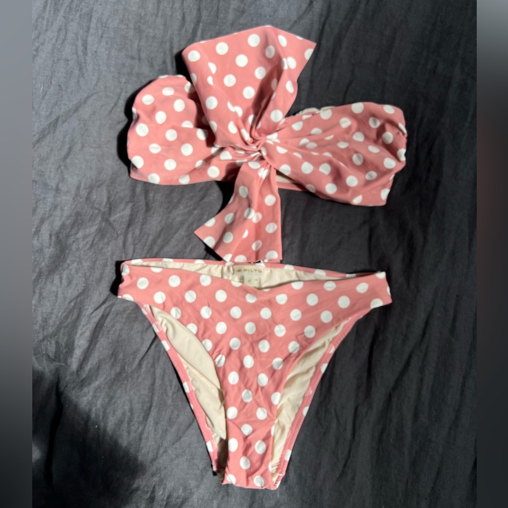Pilyq Swim - Polka Dot Bikini sz medium - worn once